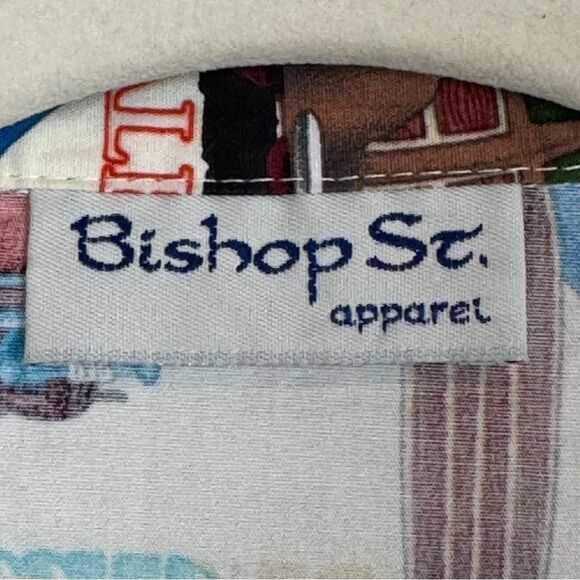 Bishop Street Hawaiian Oahu Shirt M - Picture 3 of 7